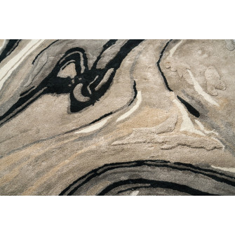 Alfombra BLUR BLACK (Colección Hecha a Mano)